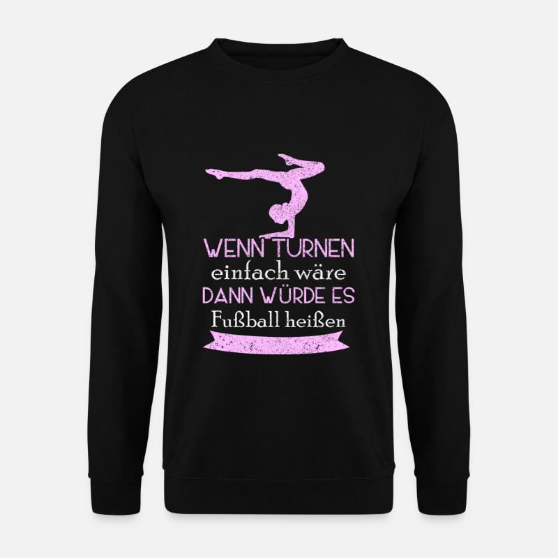 Turnen Bester Sport Geschenk Lustig - Unisex Pullover - Schwarz