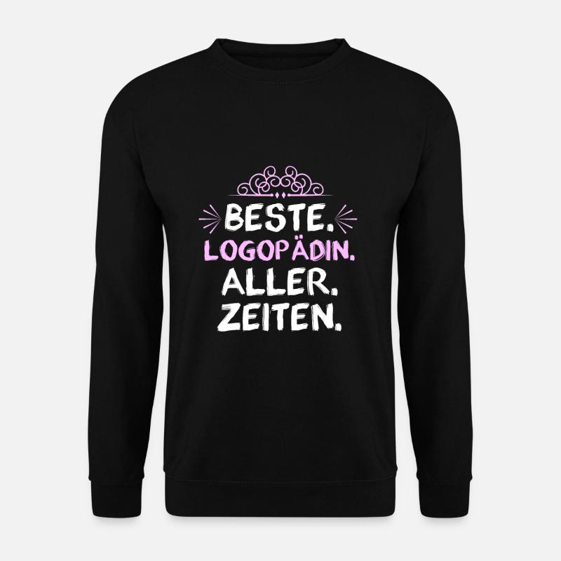 Beste Logopädin aller Zeiten - Unisex Pullover - Schwarz