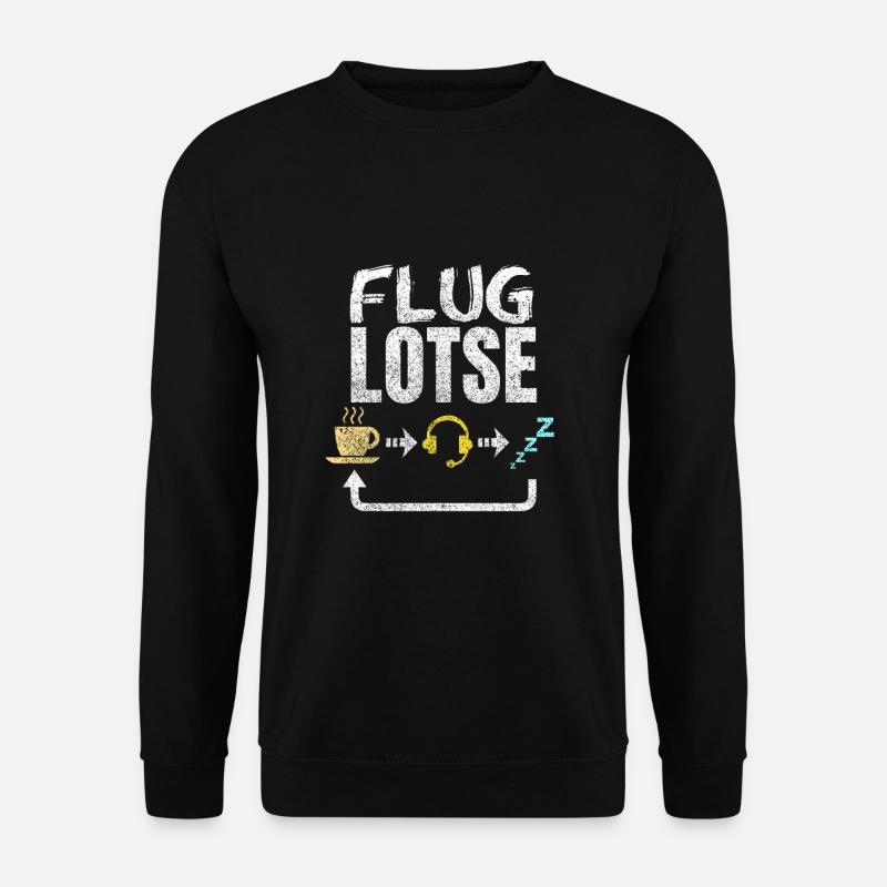 Fluglotse - Unisex Pullover - Schwarz