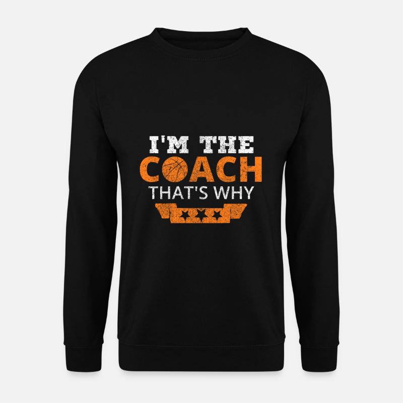 Basketball Coach Lustig - Unisex Pullover - Schwarz