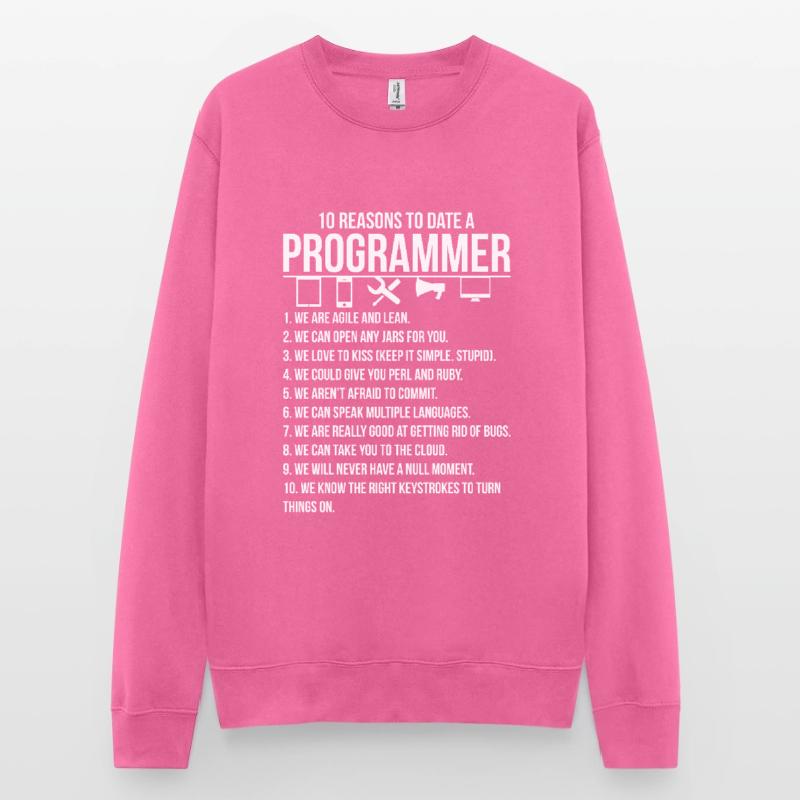 Programmer Software Developer Coder Gift Unisex Sweatshirt