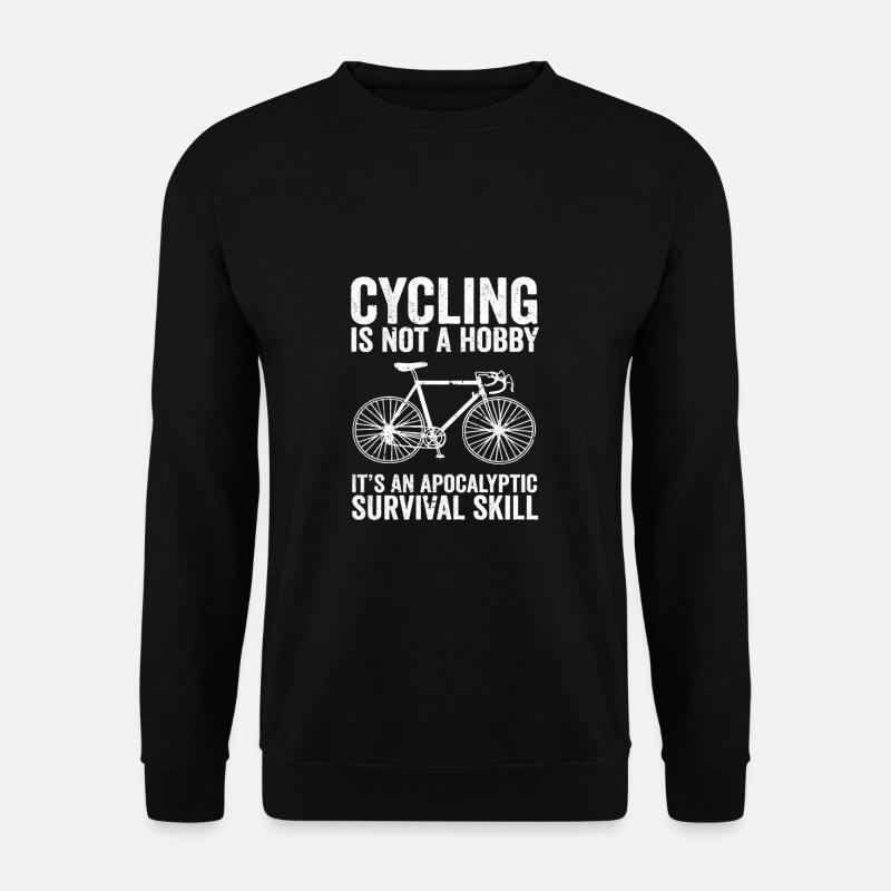 Lustige Radfahrer-Geschenkidee - Unisex Pullover - Schwarz