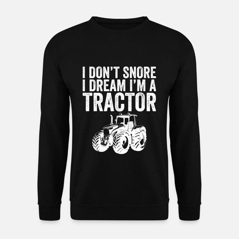 Funny gift from the farmer - Unisex Sweatshirt - black
