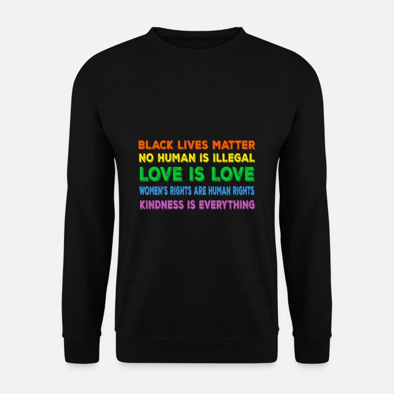 LGBT-Schwulenstolz - Unisex Pullover - Schwarz