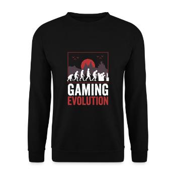 Spieler - Unisex Pullover - Schwarz - Vorne - Alina (178cm) & Michal (187cm)