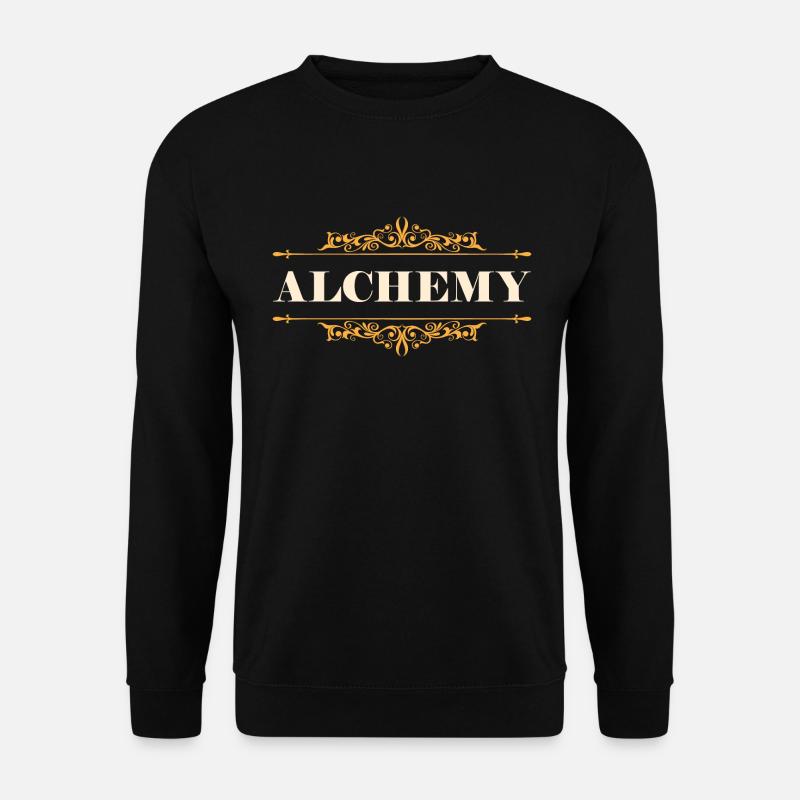 Alchemie Schriftzug - Unisex Pullover - Schwarz