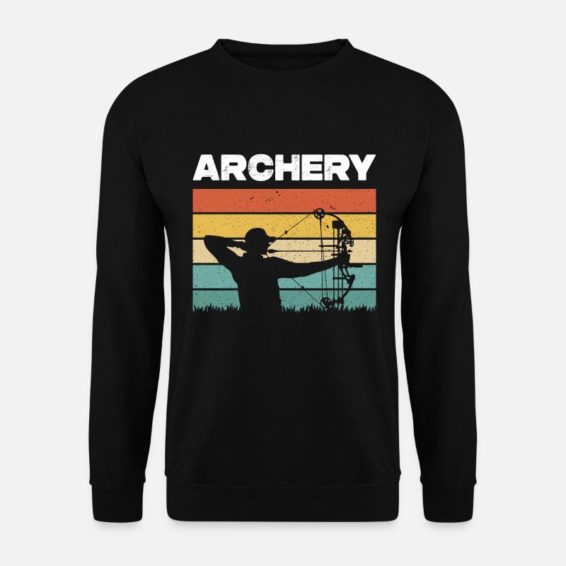 Archery Compound Bow Archer - Unisex Sweatshirt - black