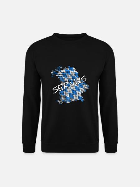Servus Bayern - Unisex Pullover - Schwarz