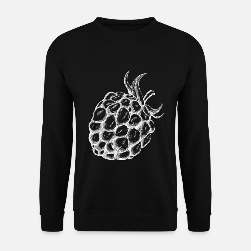 Himbeere - Unisex Pullover - Schwarz