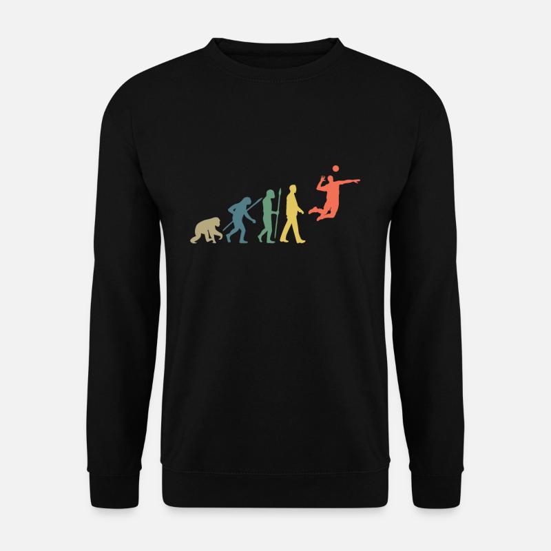 Evolution of Volleyball - Unisex Pullover - Schwarz