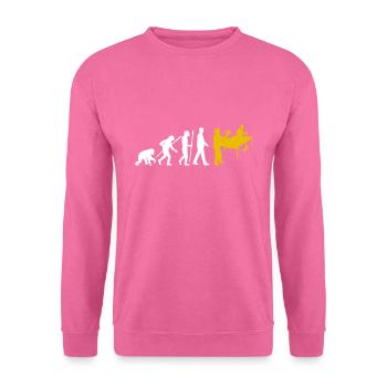 Evolution Table de ping-pong - Sweat-shirt Unisexe - rose - Devant