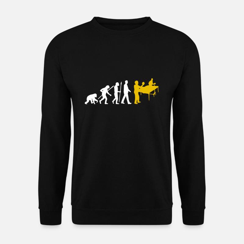 Evolution Table de ping-pong - Sweat-shirt Unisexe - noir