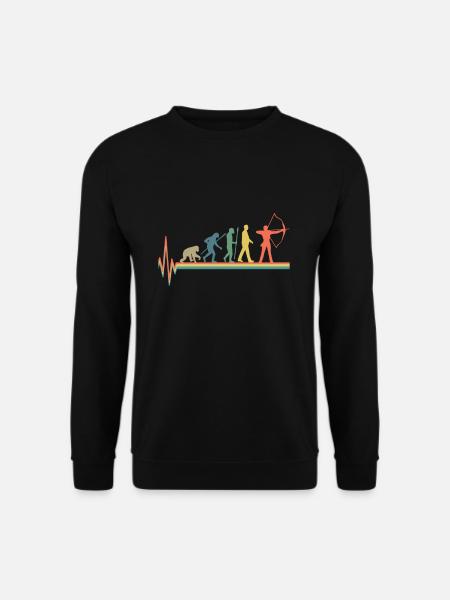 Evolution Archery Archery heartbeat - Unisex Sweatshirt - black