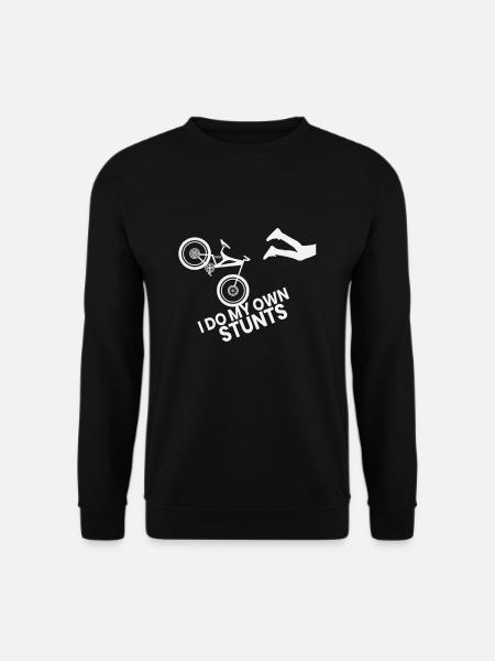 i do my own stunts - Unisex Pullover - Schwarz