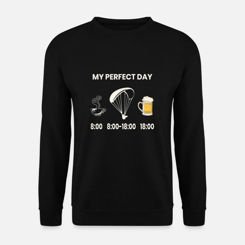 Paraglider Paraglider Beer - Unisex Sweatshirt - black