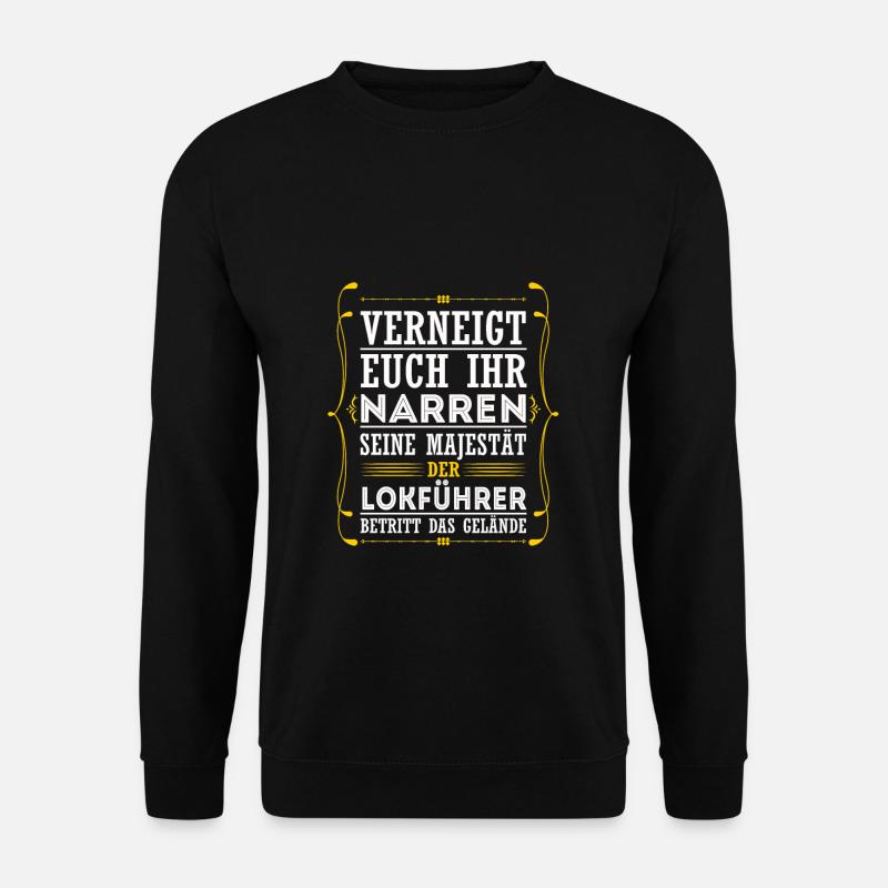 Engine driver - Unisex Sweatshirt - black