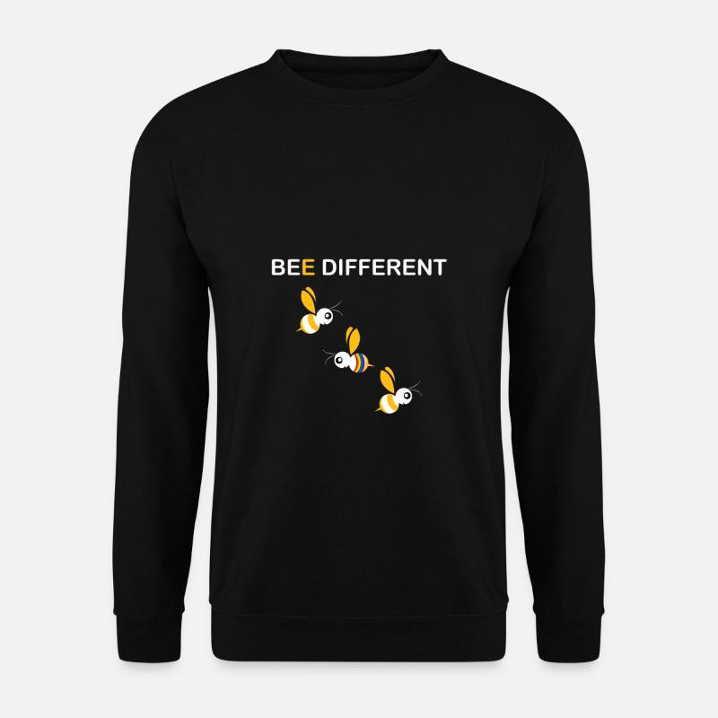 Bee different - Sweat-shirt Unisexe - noir