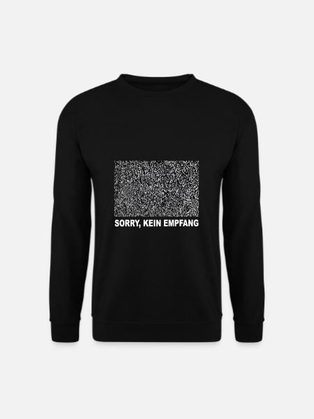 TV Flimmern Sendepause Kein Empfang - Unisex Pullover - Schwarz