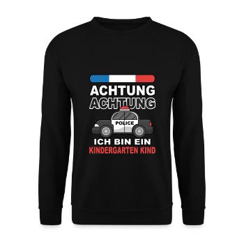 Kindergarten 2021 Anfang Start Kindergartenkind - Unisex Pullover - Schwarz - Vorne - Alina (178cm) & Michal (187cm)