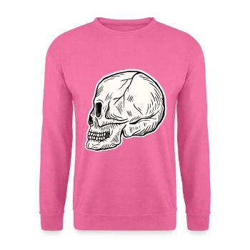 Skull Skeleton Skull Horror Cadeau d’Halloween - Sweat-shirt Unisexe - rose - Devant