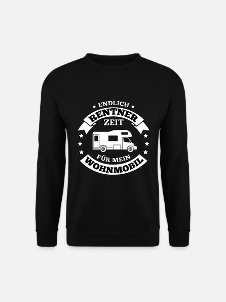 Wohnmobil Rentner - Unisex Pullover - Schwarz