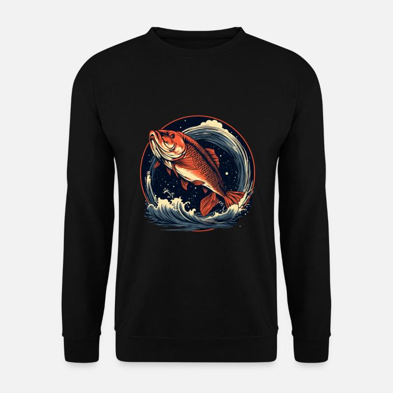Angling - Unisex Sweatshirt - black