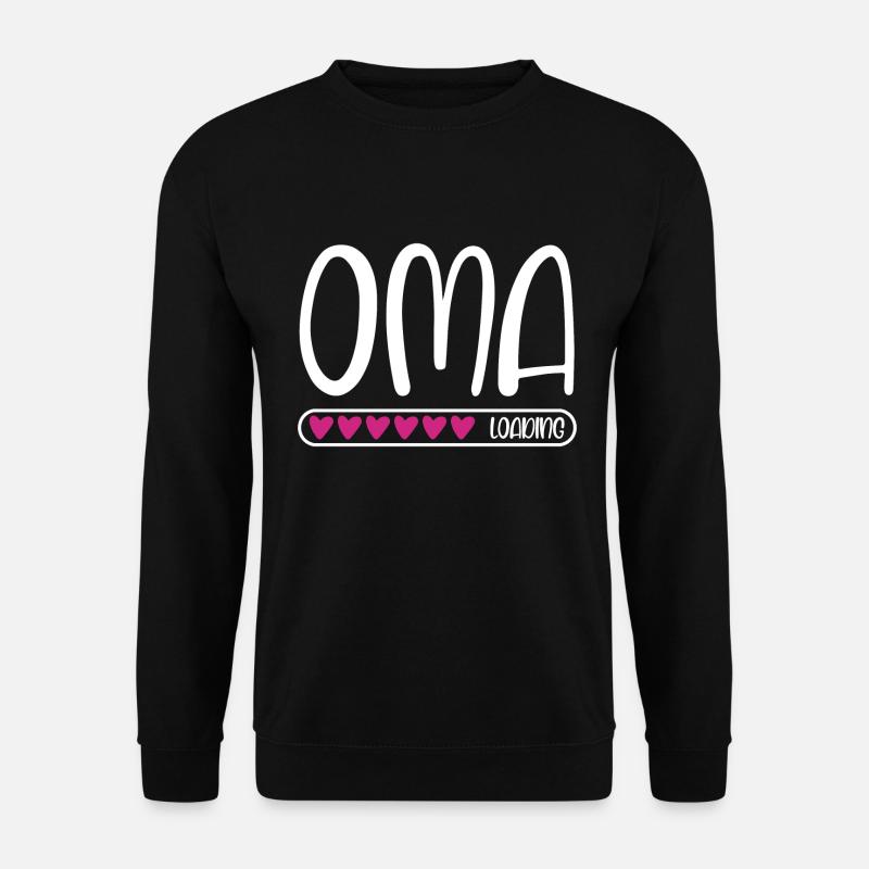 Oma loading - Unisex Pullover - Schwarz