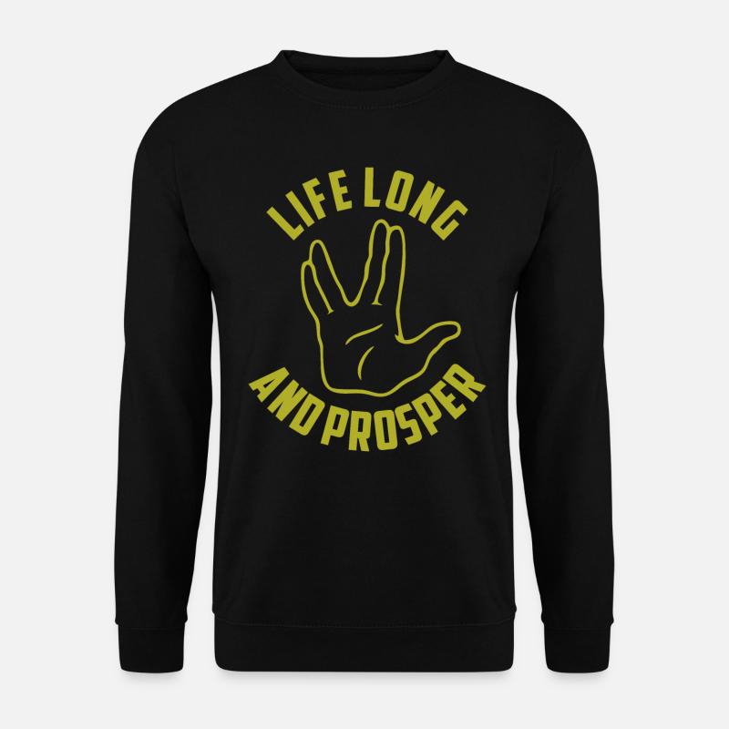 Life Long And Prosper Grafik - Unisex Pullover - Schwarz