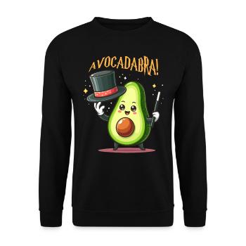 Avocat - Sweat-shirt Unisexe - noir - Devant - Alina (178cm) & Michal (187cm)