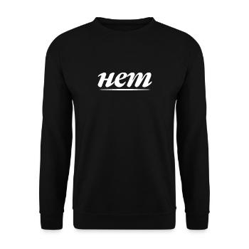 Dire non en costume russe pour les Russes - Sweat-shirt Unisexe - noir - Devant - Alina (178cm) & Michal (187cm)