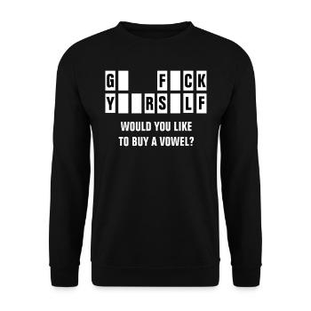 VA TE FAIRE FOUTRE - Sweat-shirt Unisexe - noir - Devant - Alina (178cm) & Michal (187cm)