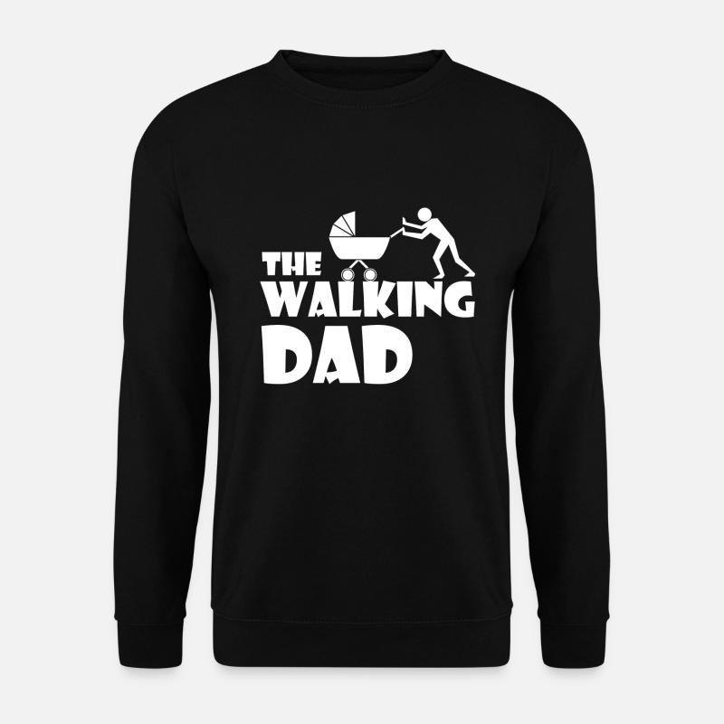 The Walking Dad - Unisex Sweatshirt - black