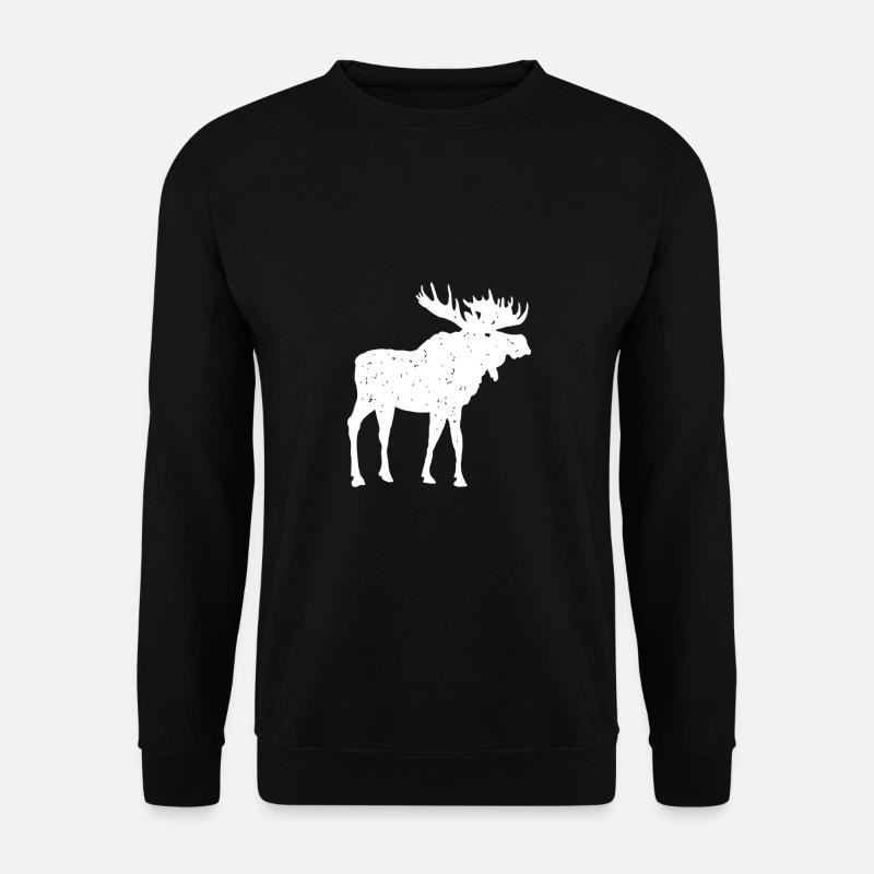 Moose - Unisex Pullover - Schwarz
