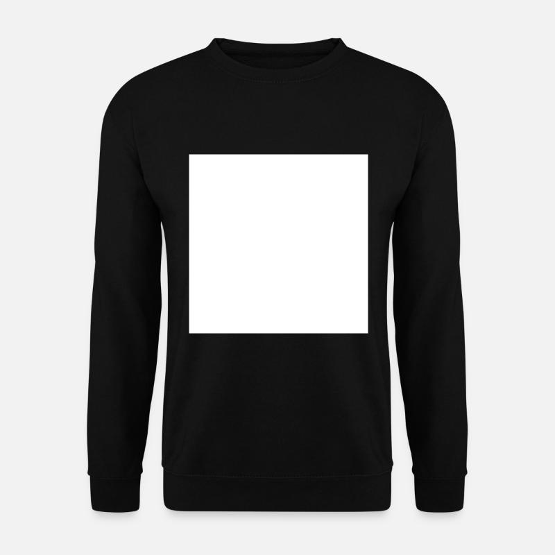 Square white - Unisex Sweatshirt - black