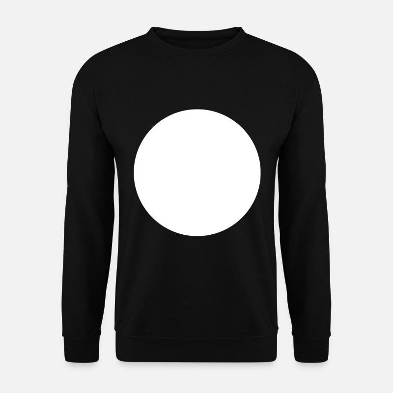 Kreis Weiß - Unisex Pullover - Schwarz