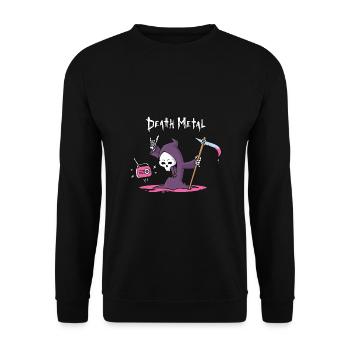 Death Metal - Sweat-shirt Unisexe - noir - Devant - Alina (178cm) & Michal (187cm)