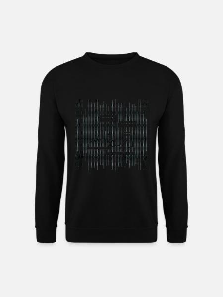 Boots in nature farmer ASCII - Unisex Sweatshirt - black