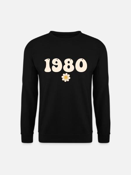 1980 - Geschenk Jahrgang 1980 - Unisex Pullover - Schwarz
