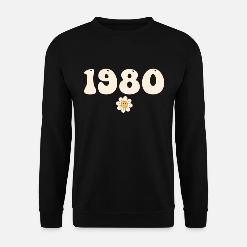 1980 - Geschenk Jahrgang 1980 - Unisex Pullover - Schwarz