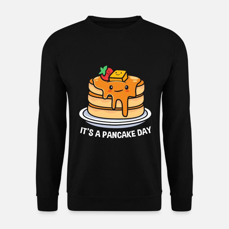 Pfannkuchen - Unisex Pullover - Schwarz