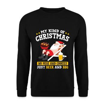 My Kind Of Christmas - Christmas in Summer - Unisex Sweatshirt - black - Front - Alina (178cm) & Michal (187cm)