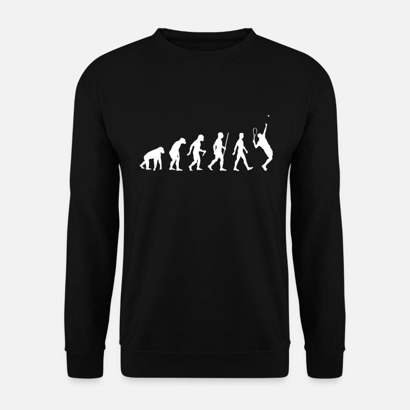 Tennis evolution tennis player - Unisex Sweatshirt - black