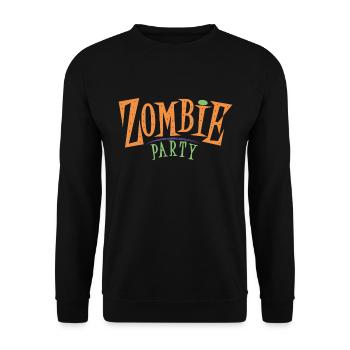 Zombie Party Kids Perfect Tee for Little Monsters - Unisex Sweatshirt - black - Front - Alina (178cm) & Michal (187cm)