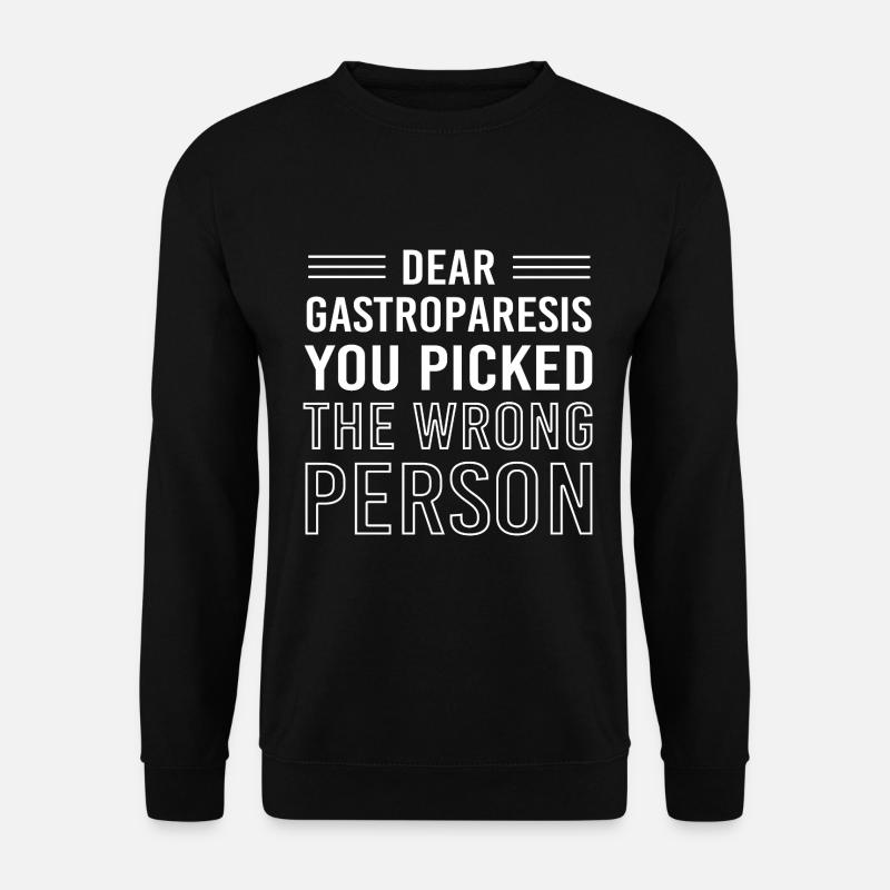 Darm Krankheit Gastroparese - Unisex Pullover - Schwarz