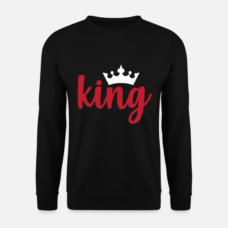 King - Unisex Pullover - Schwarz