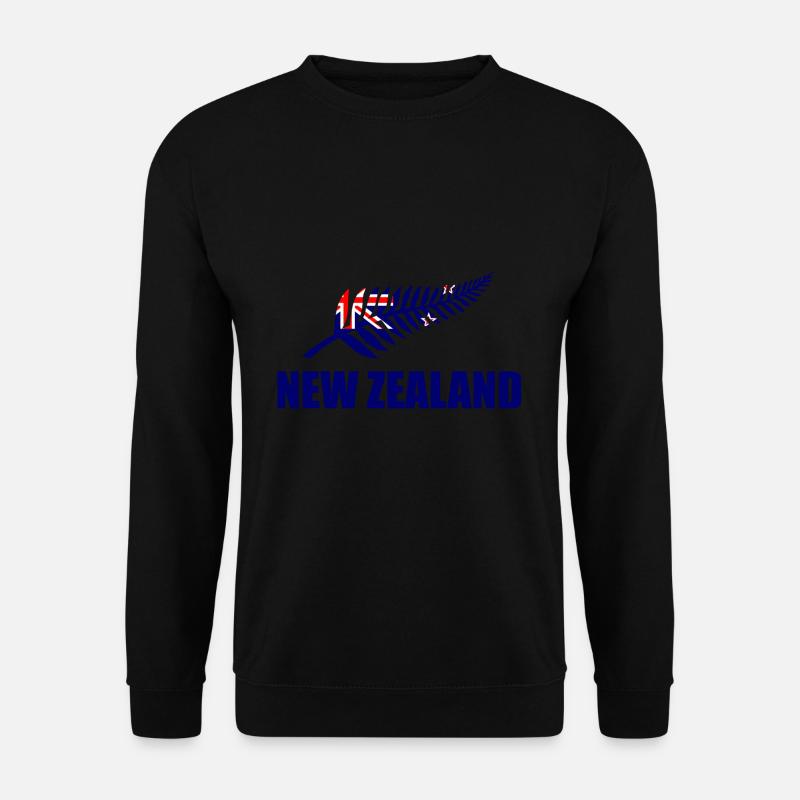 Neuseeland - Unisex Pullover - Schwarz