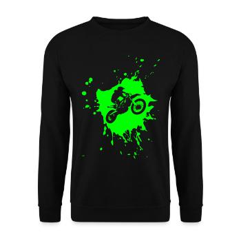 Motocross - Sweat-shirt Unisexe - noir - Devant - Alina (178cm) & Michal (187cm)