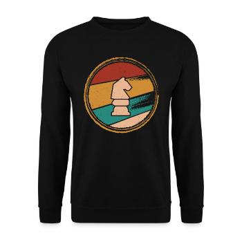 Chess Player Chess Game Chess Player - Unisex Sweatshirt - black - Front - Alina (178cm) & Michal (187cm)