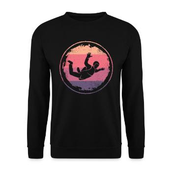 Skydiver Skydiver Women Skydiving - Unisex Sweatshirt - black - Front - Alina (178cm) & Michal (187cm)