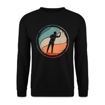 Joueur de fléchettes Jeu de fléchettes Joueur de fléchettes - Sweat-shirt Unisexe - noir - Devant - Alina (178cm) & Michal (187cm)